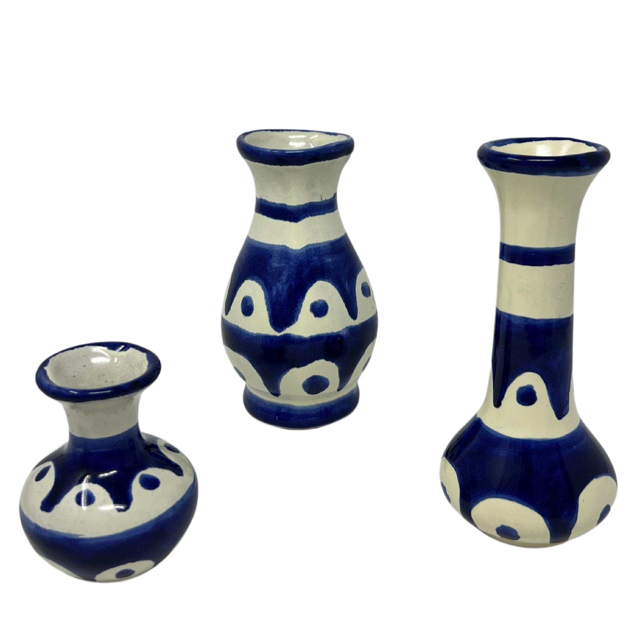 Aztec Bud Vase - Set of 3 by Agave (HerStory Exclusive)