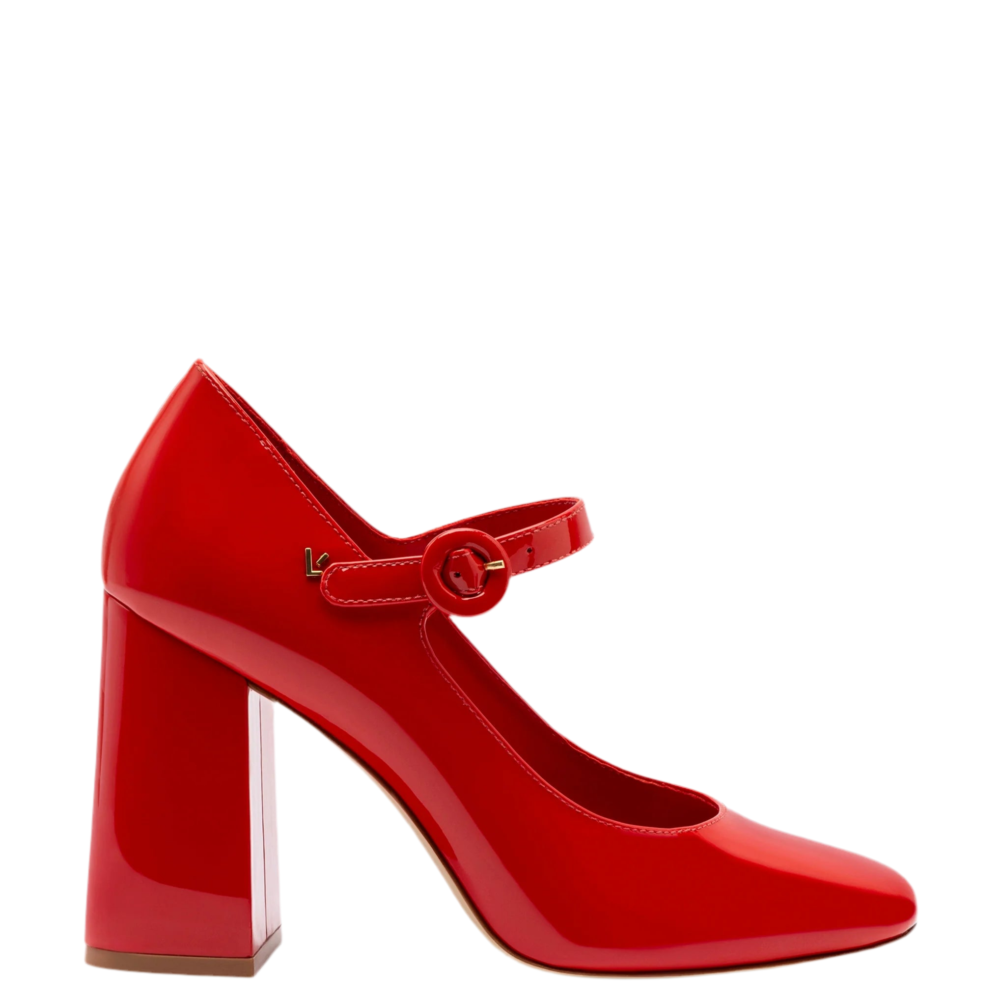 Blair Hi Pump In Scarlet Patent Leather by Larroudé