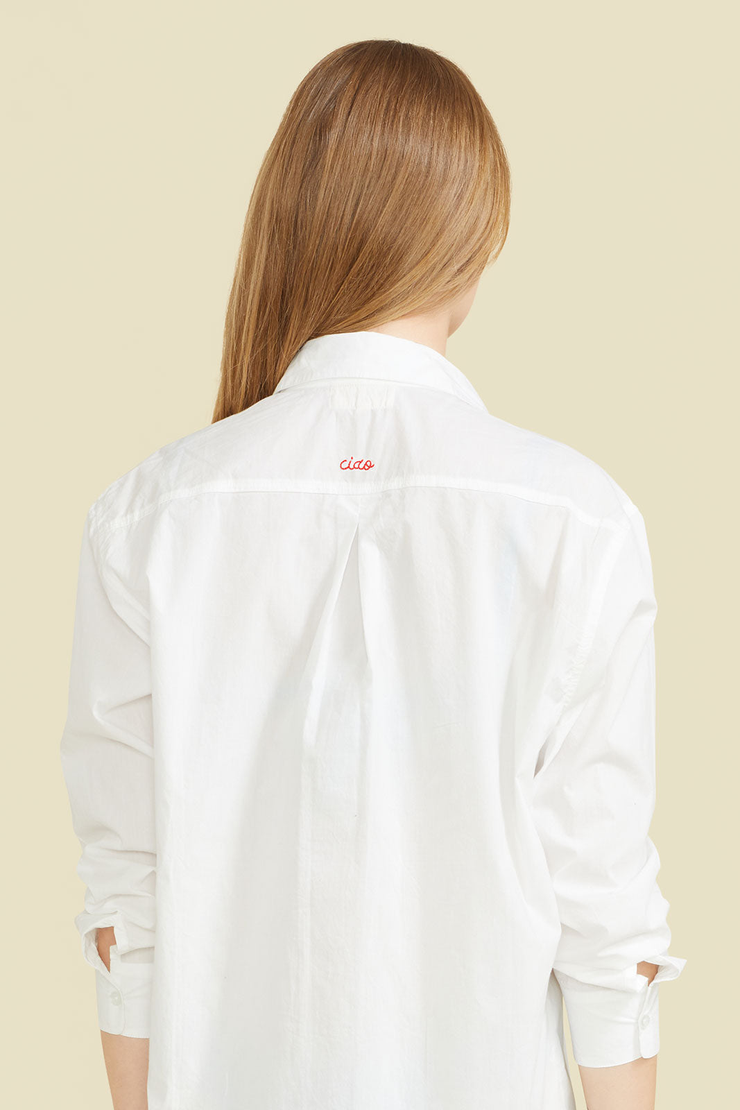Ciao Shirt Dress - White by Sitano
