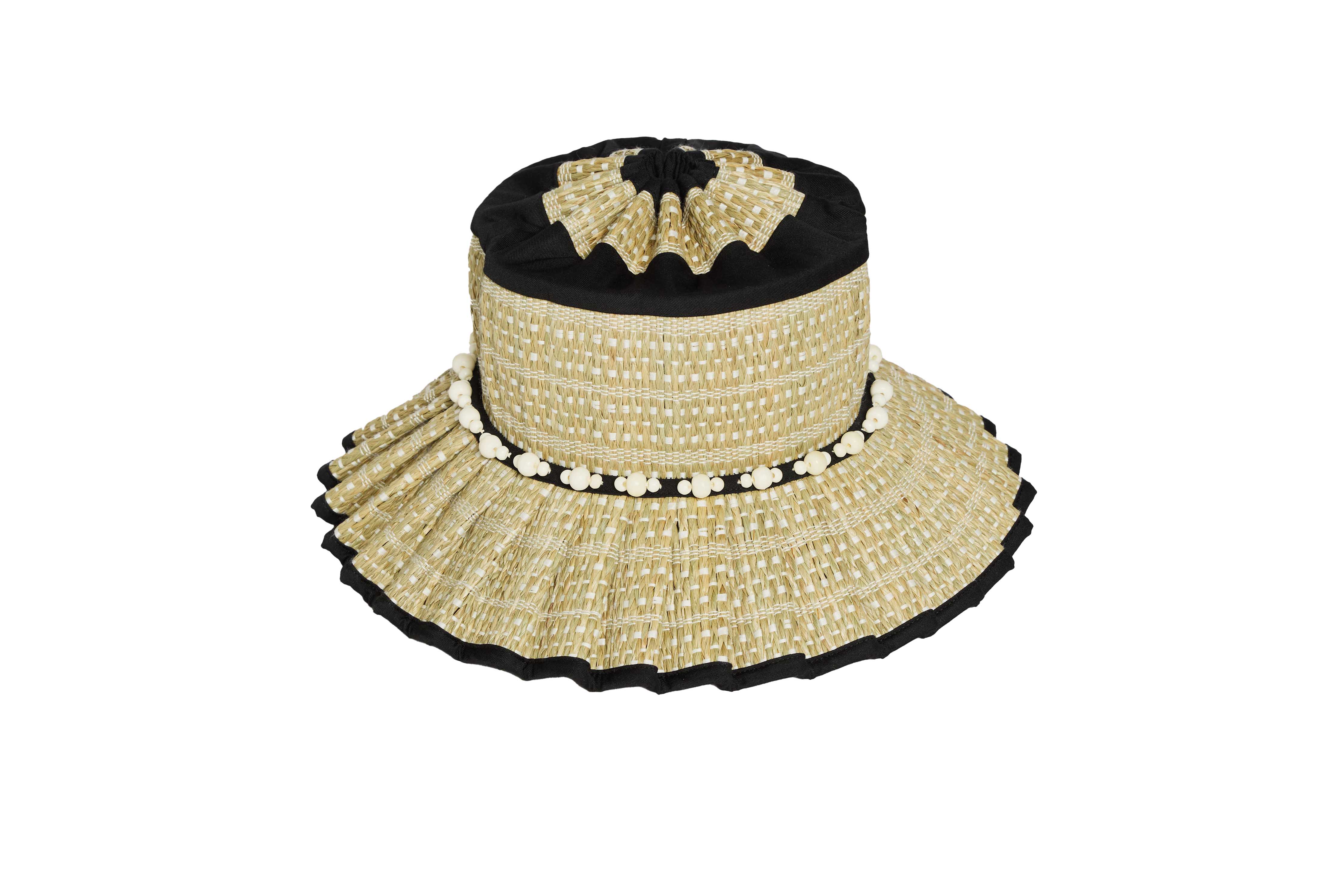 Natalie Simkins Exclusive Braided Black Truffle | Midi Capri Hat by Lo
