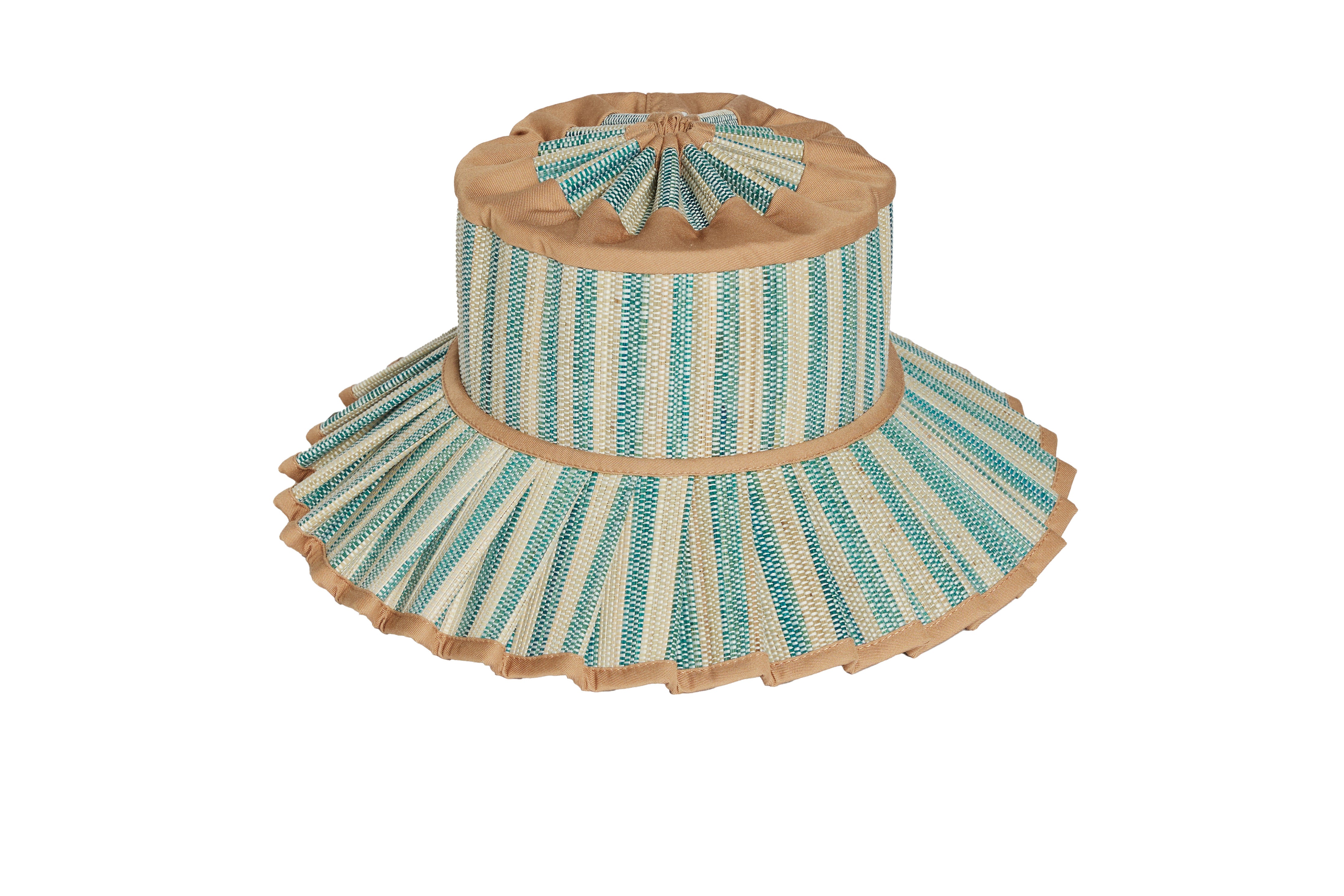Natalie Simkins Exclusive Azure Caramello | Midi Capri Hat by Lorna Murray