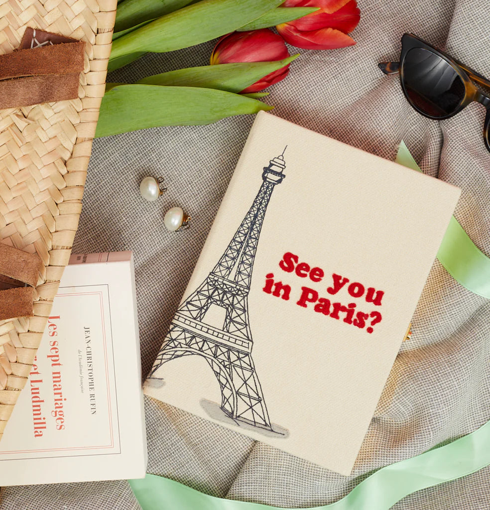 See You in Paris Book Clutch by Olympia Le-Tan