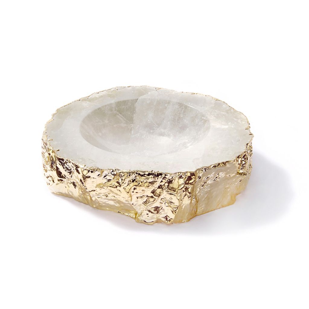 Casca Bowl, Crystal & Gold by ANNA New York