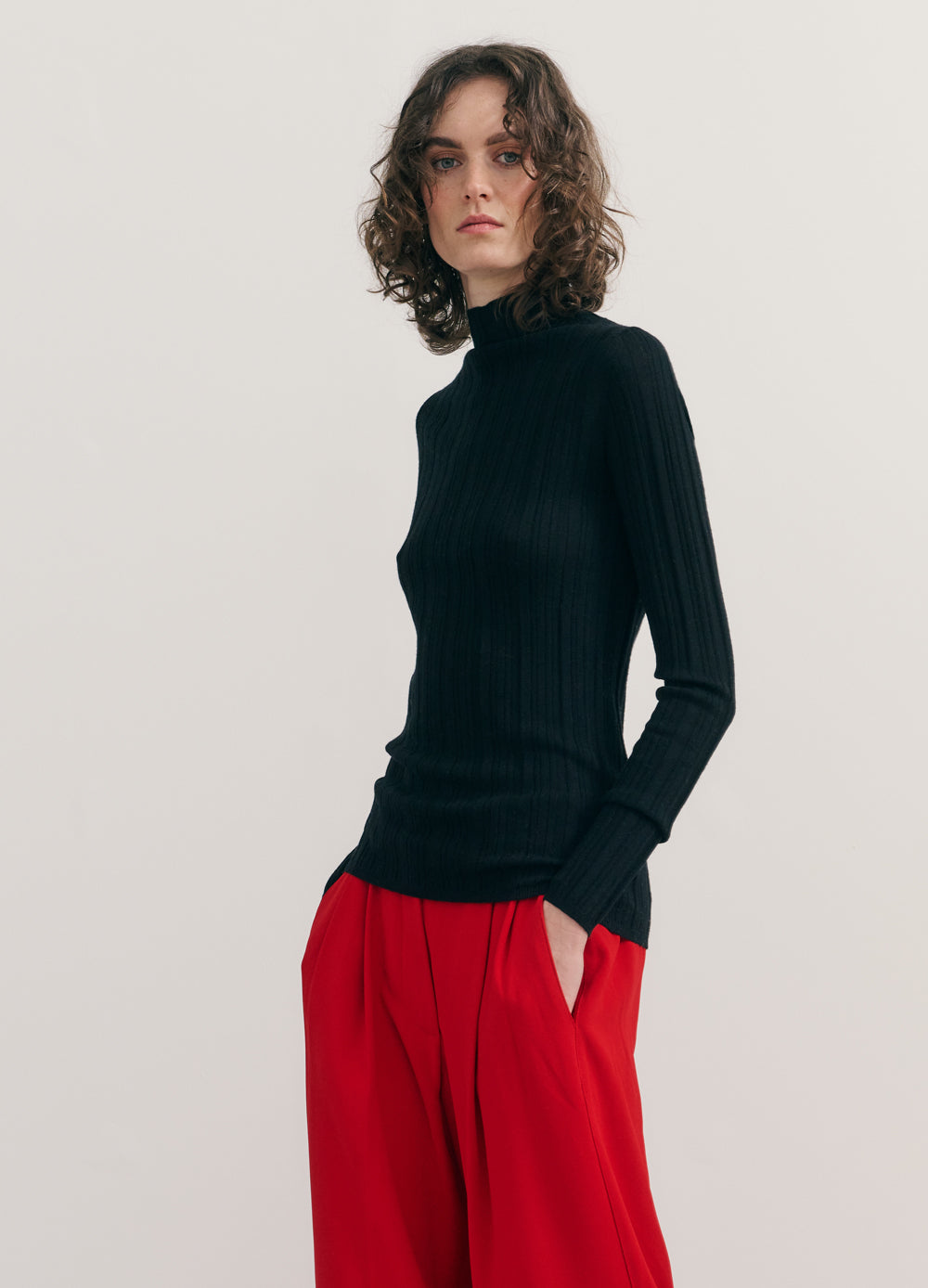 Superfine All Season Cashmere Mockneck by Cashmerism