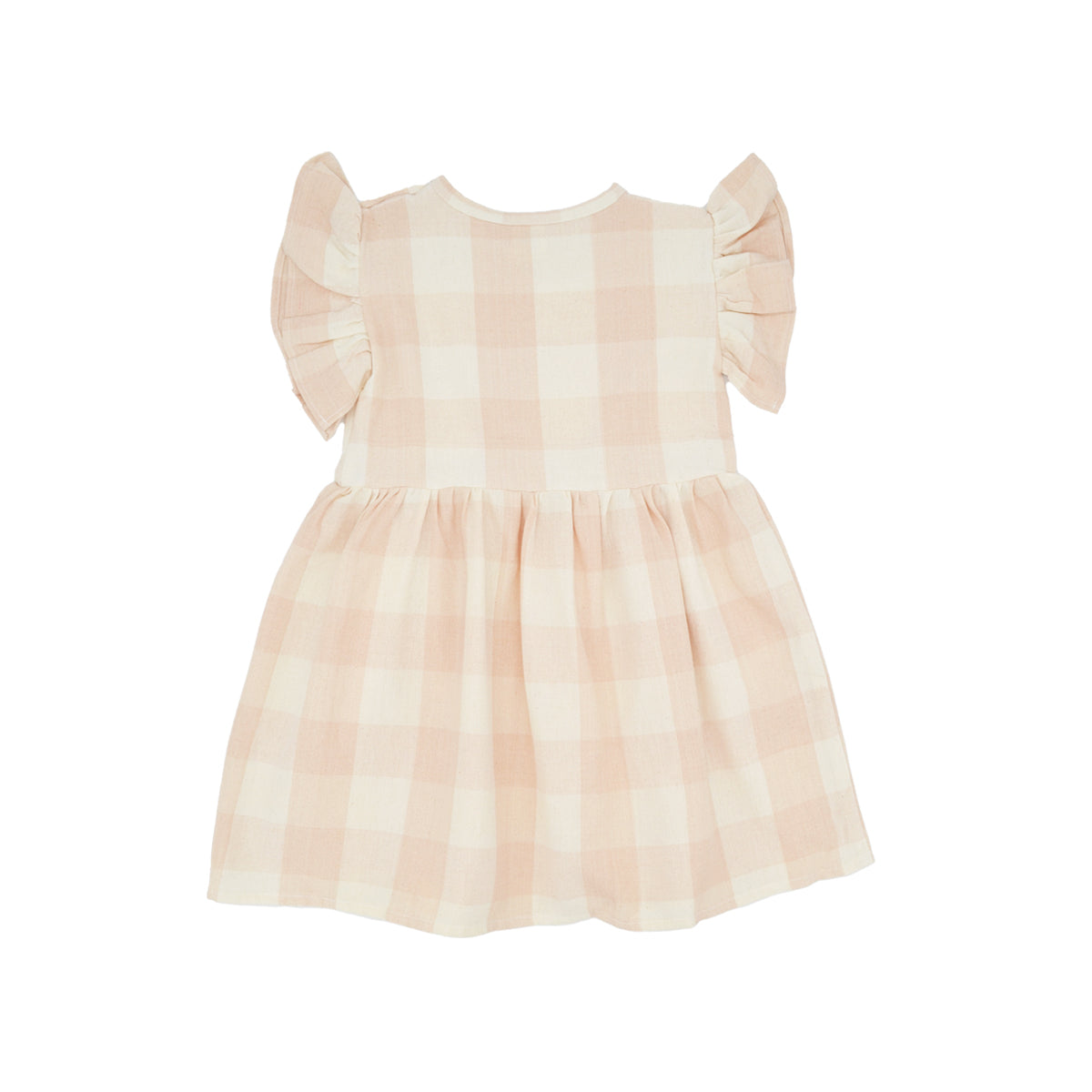 Cece Girl Dress in Tan Beige by Folklore Las Ninas