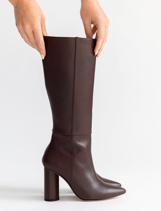 Celina Tall Boot - Espresso by Alma Caso