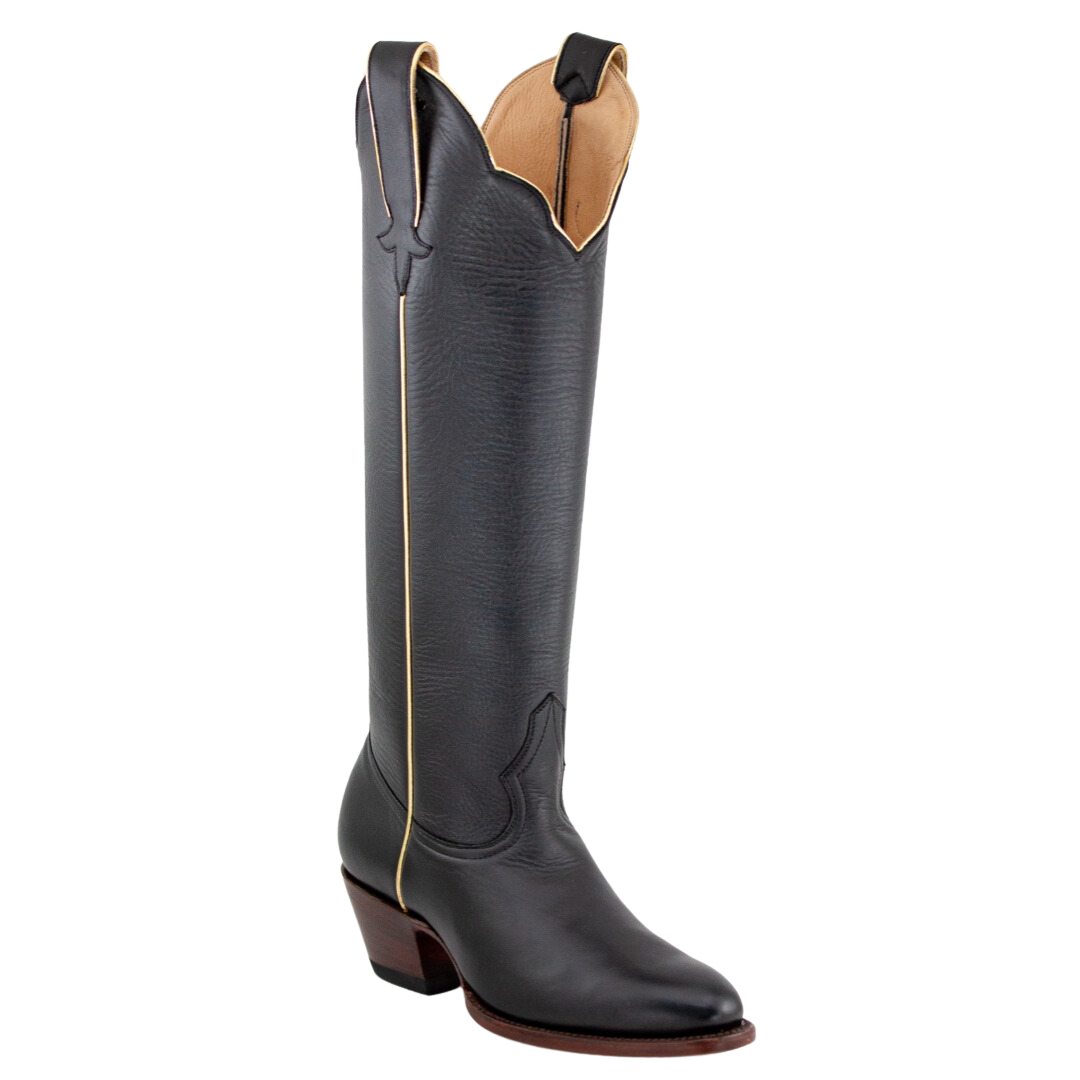 The McCall Tall Metallic Boot | Gold by Heirloom Field