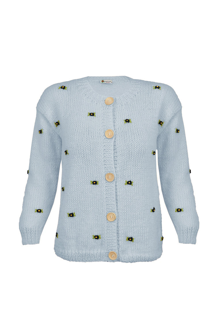 MUSCARI COTTON CARDIGAN BY FANM MON