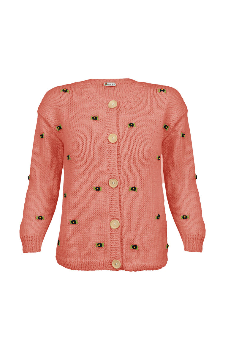 MUSCARI Cotton Cardigan by Fanm Mon