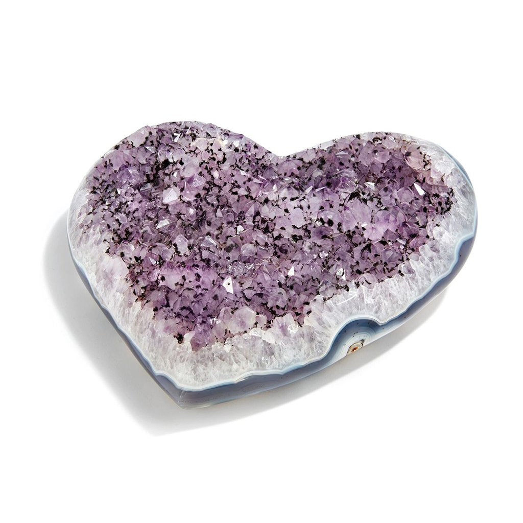 Cuore Heart, Amethyst Druze by ANNA New York