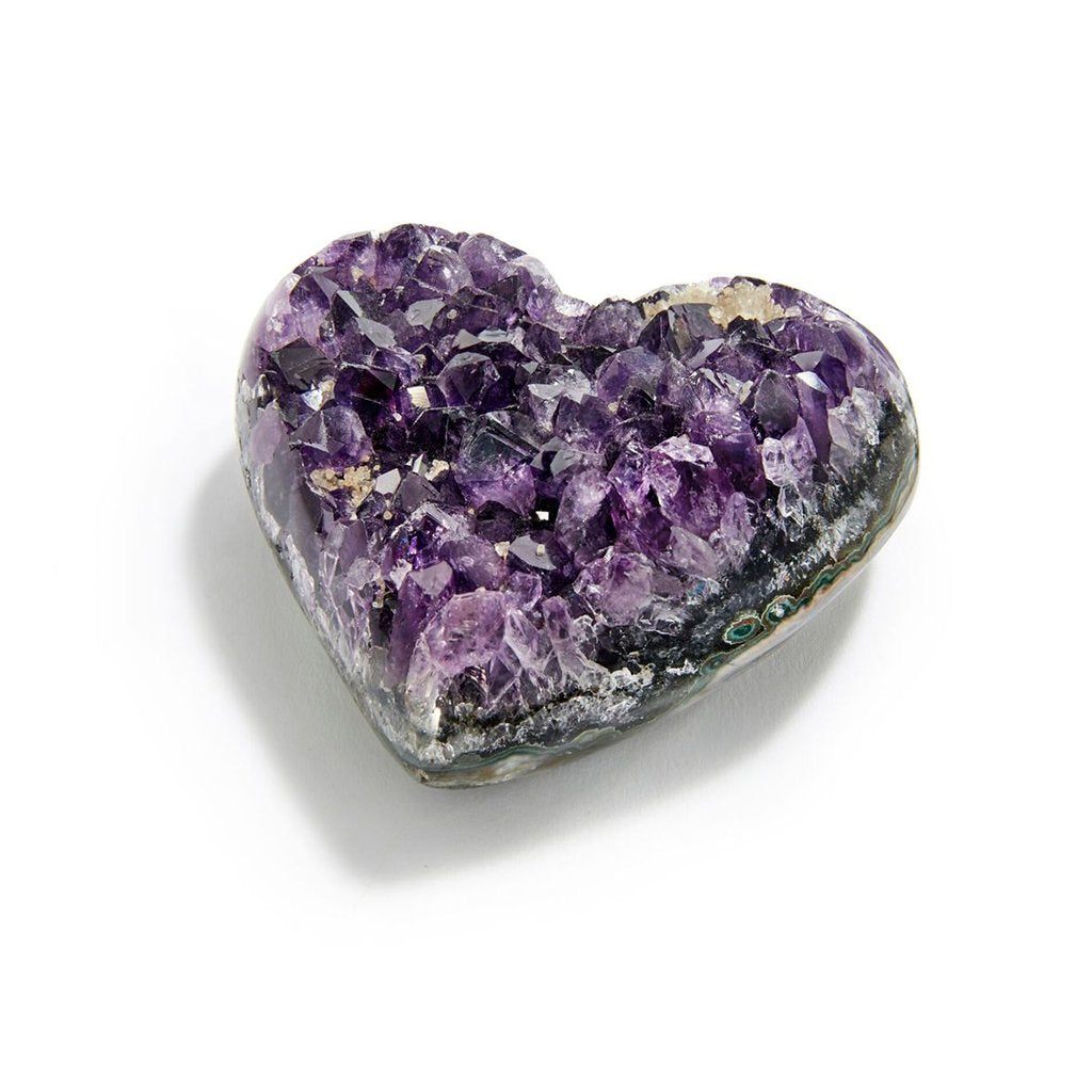 Cuore Heart, Amethyst Druze by ANNA New York