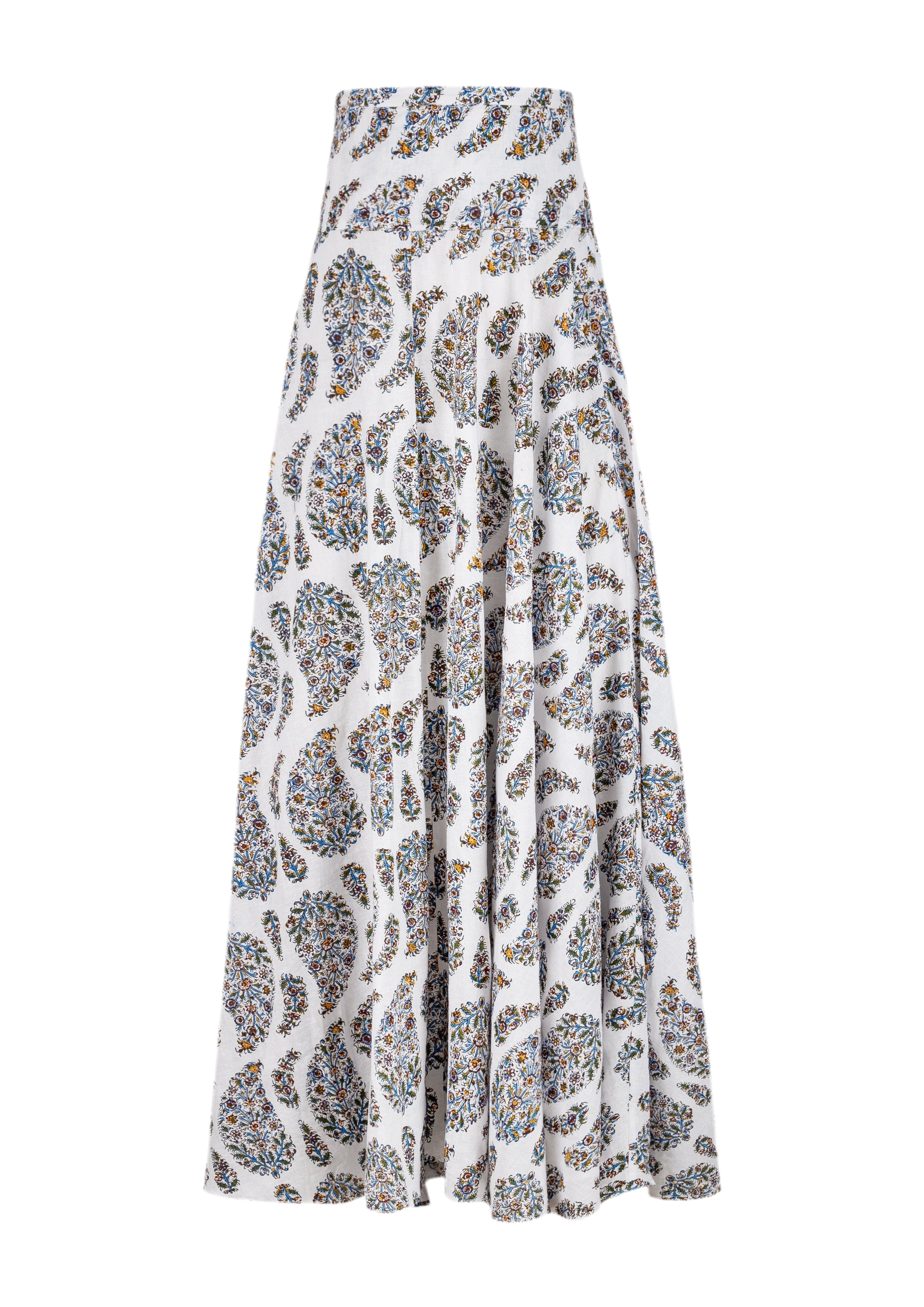 Baran Skirt - Paisley Ghalamkar by RosewaterHouse