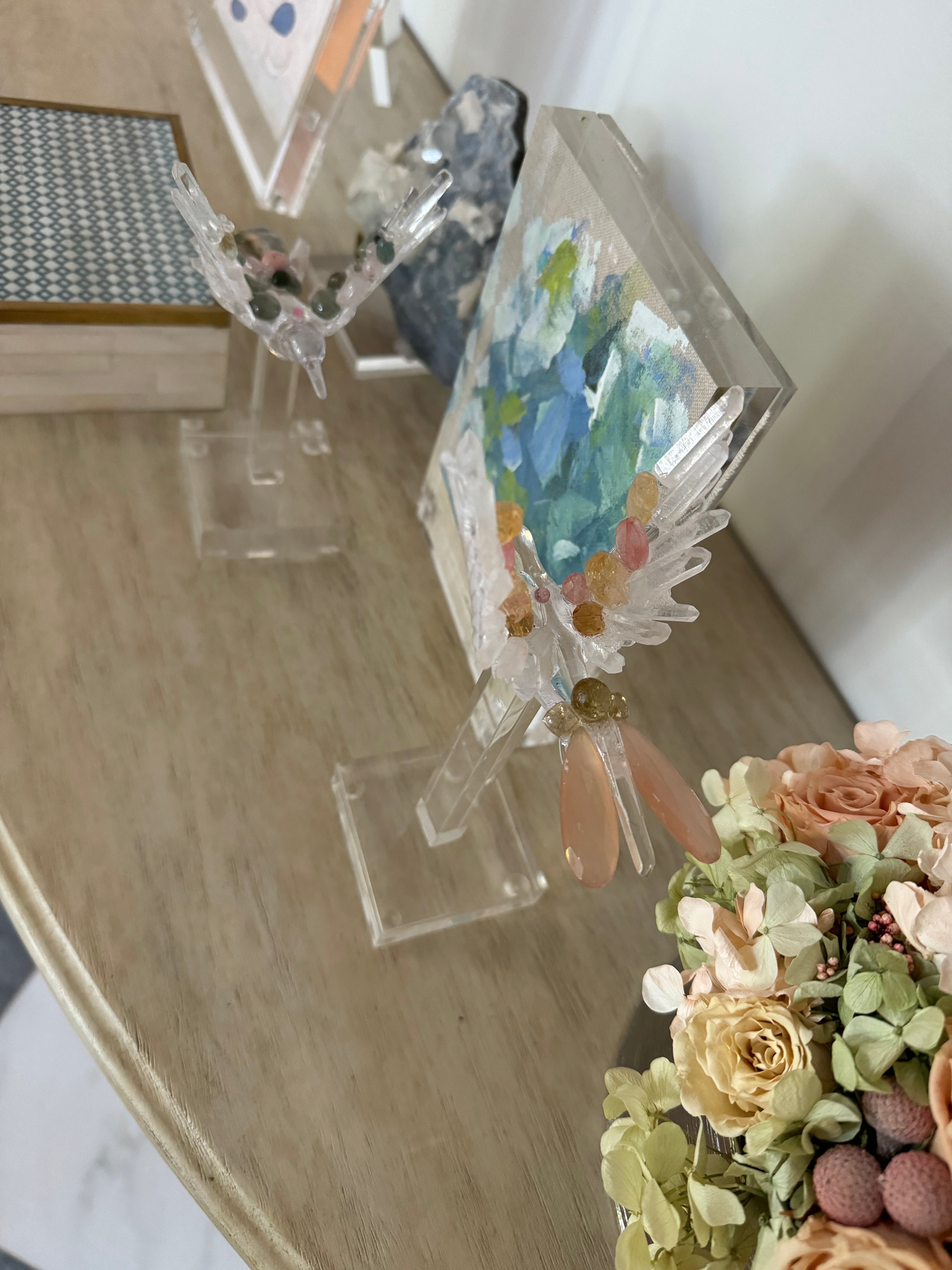 Semi-precious Hummingbird by Agave