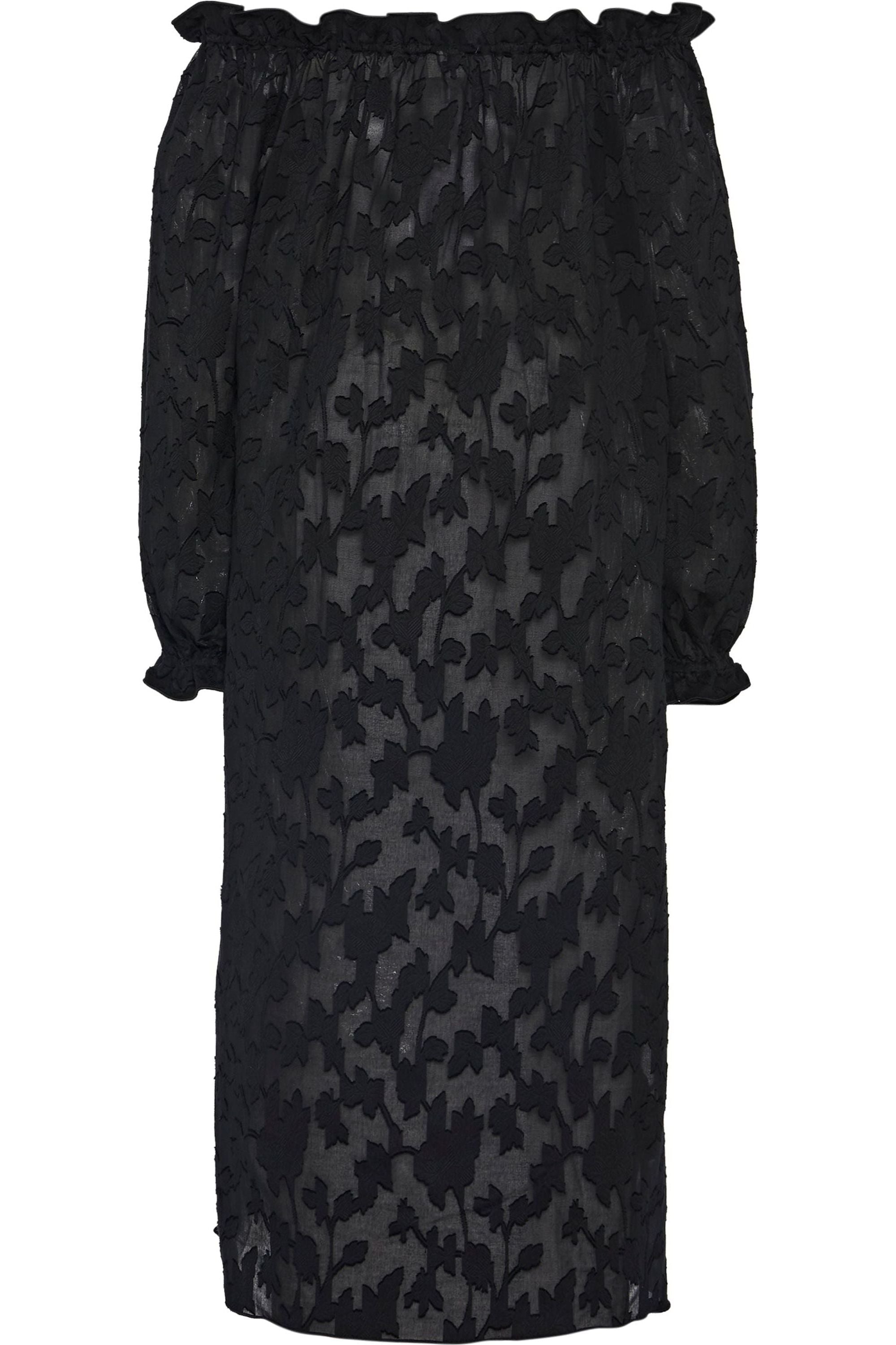 Grace Black Floral Dress by Casey Marks