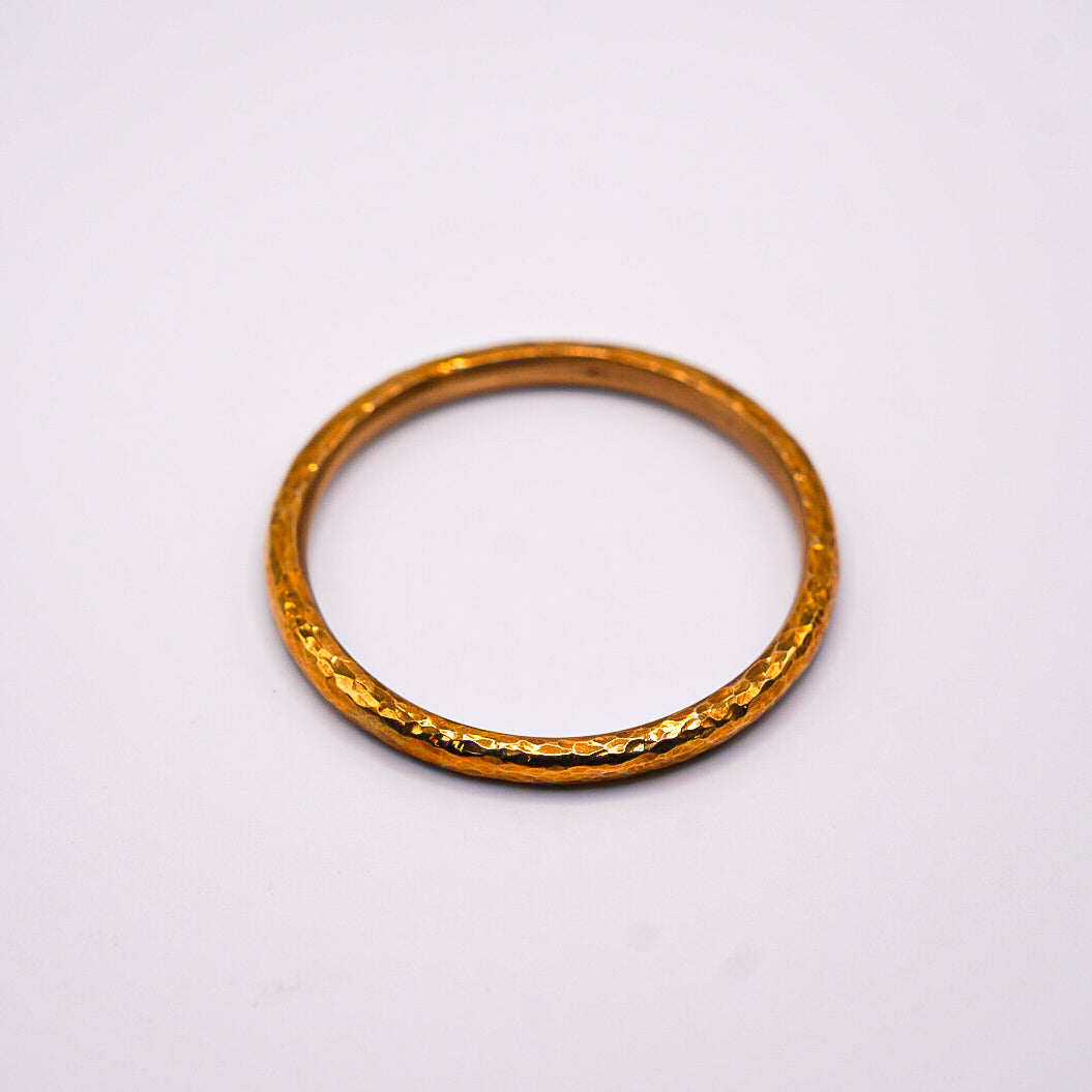 Hammered Brass Bangle by Akola