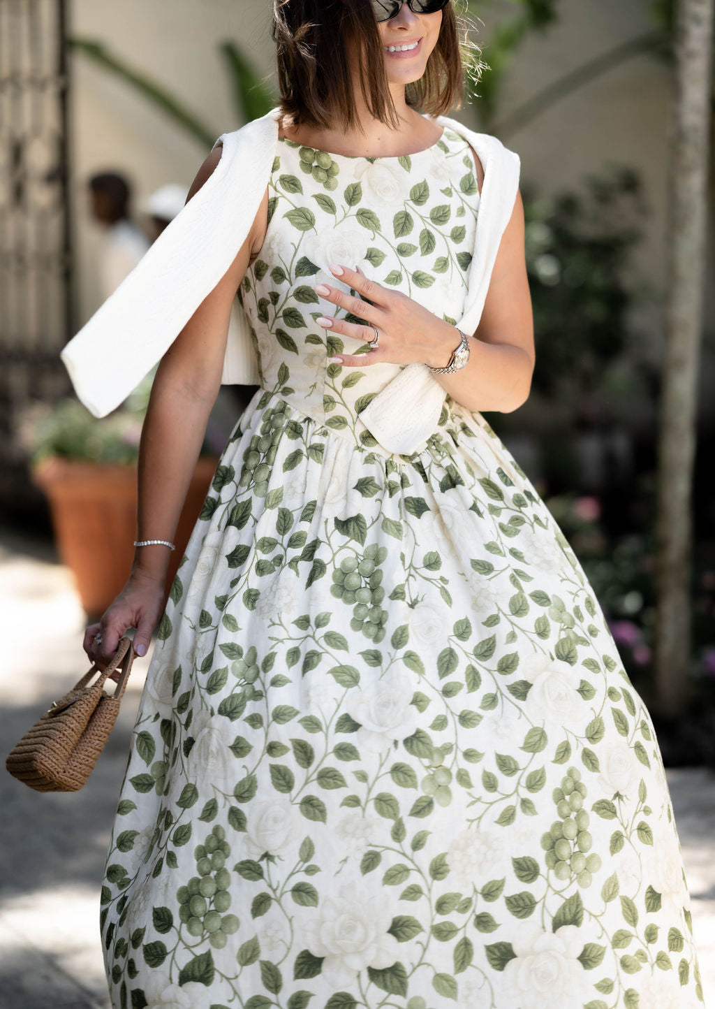 Victoria Linen Midi Dress by Hermoza