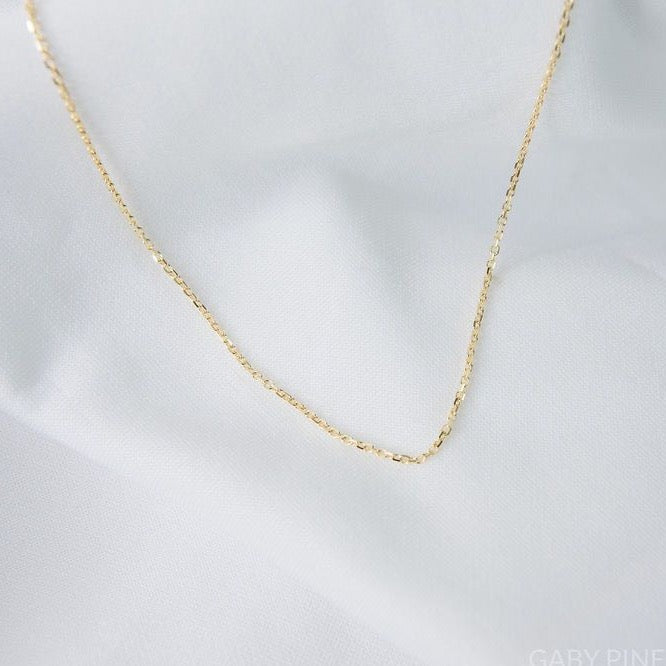 Necklace Dainty Cable Chain by Zafiro Jewellers