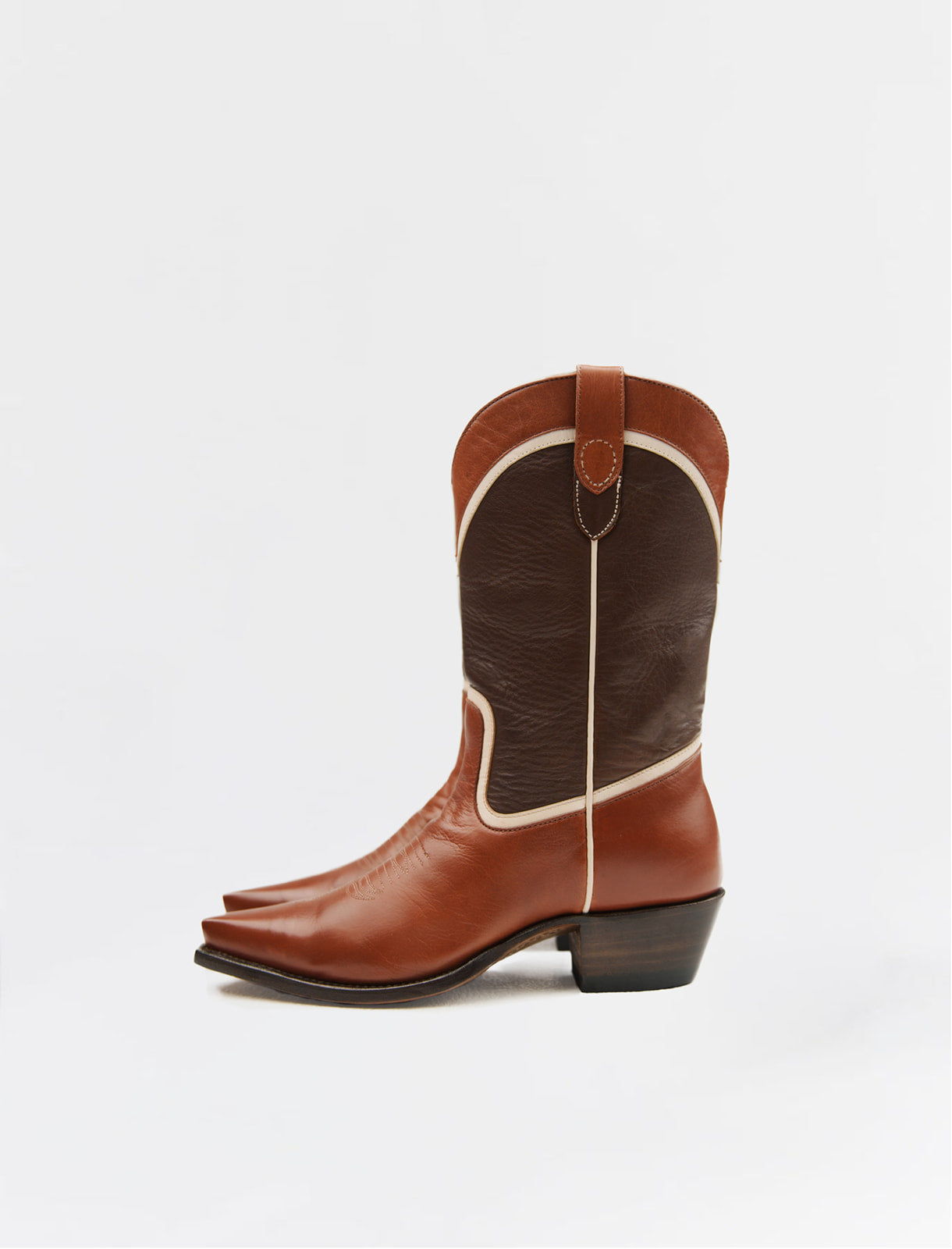 Victoria Midi Cowboy Boot by Alma Caso