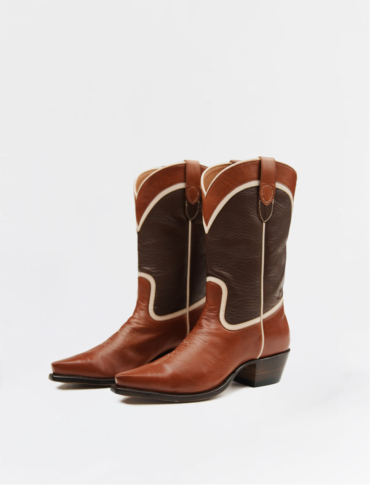 Victoria Midi Cowboy Boot by Alma Caso