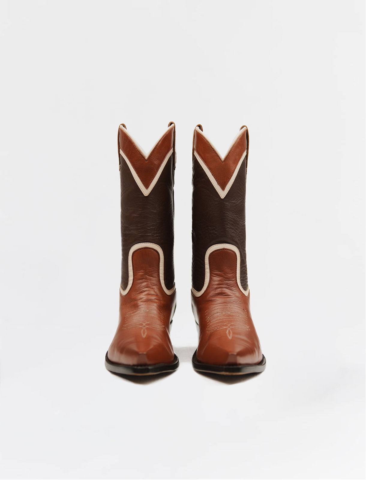 Victoria Midi Cowboy Boot by Alma Caso