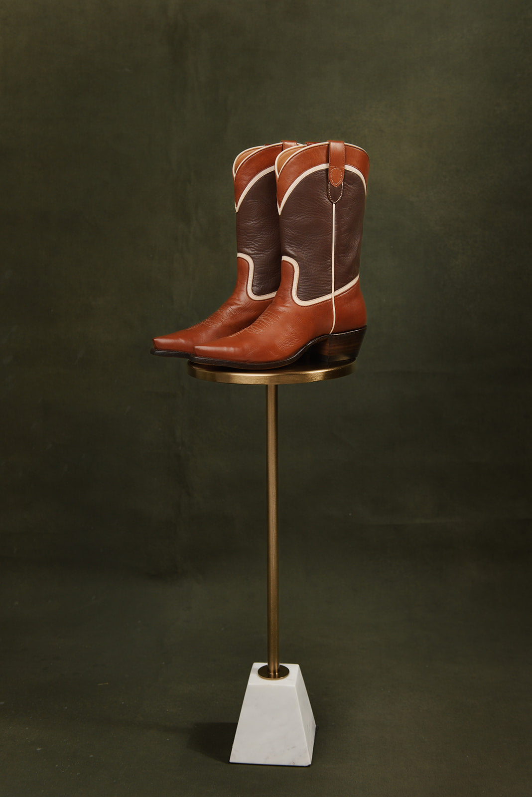 Victoria Midi Cowboy Boot by Alma Caso