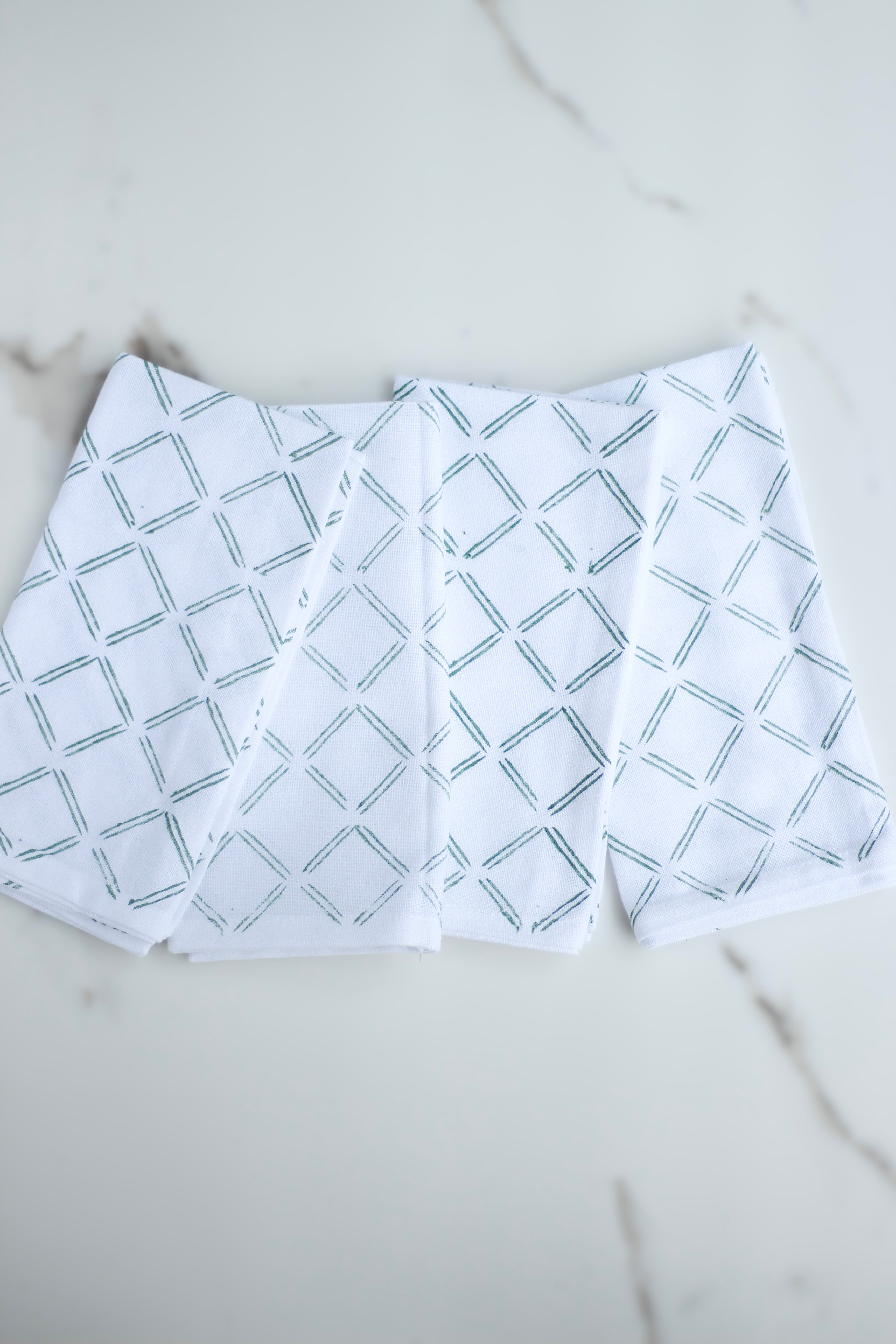 Dinner Napkins (set of 4) - Dash, Sage by Mended