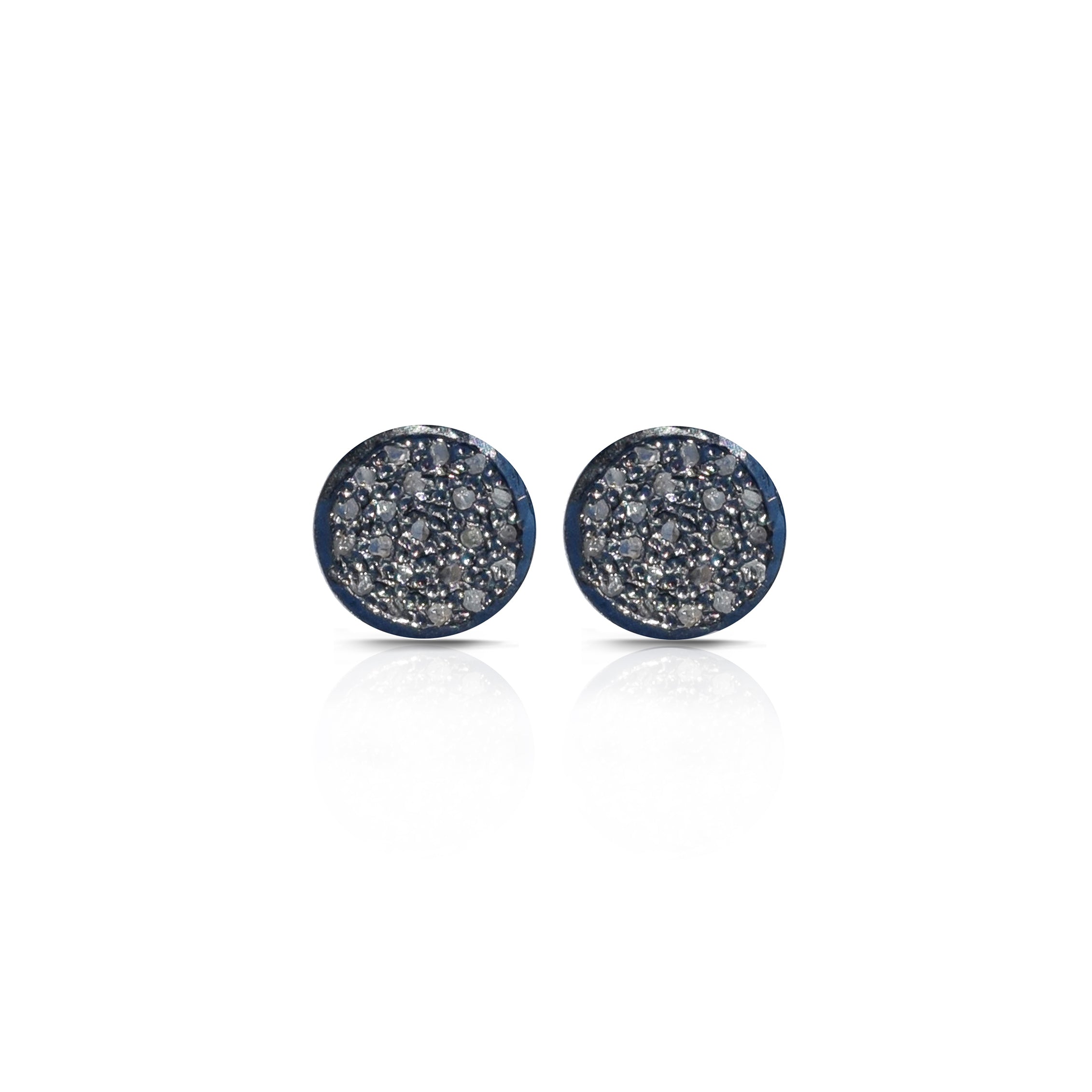 Pave Diamond Studs by S. Carter Designs