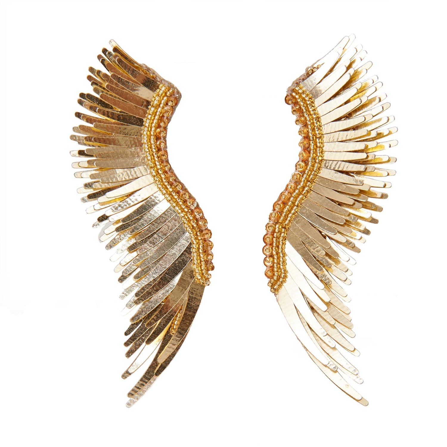 Metallic Madeline Earrings Gold by Mignonne Gavigan