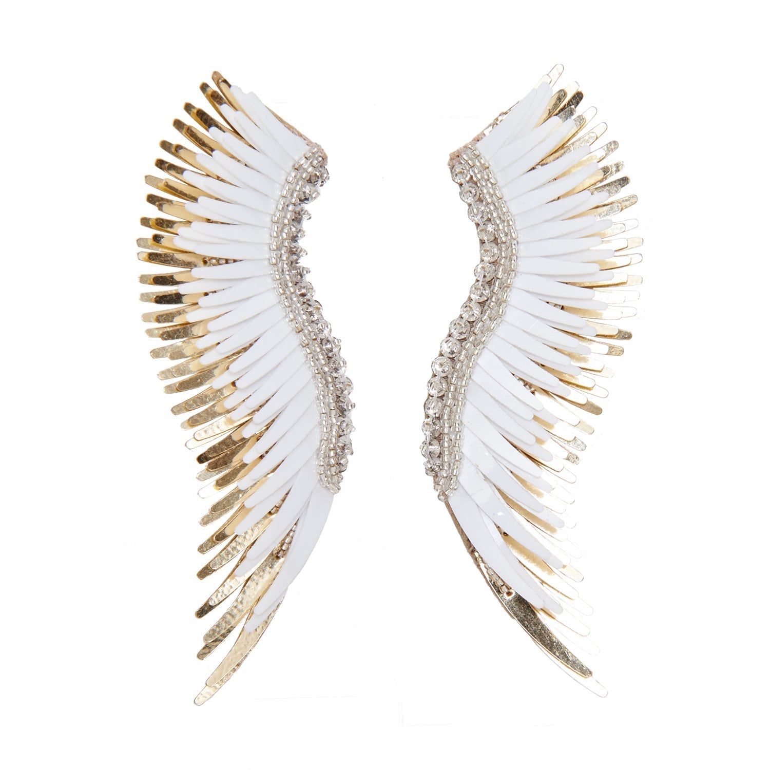 Madeline Earrings White Gold by Mignonne Gavigan