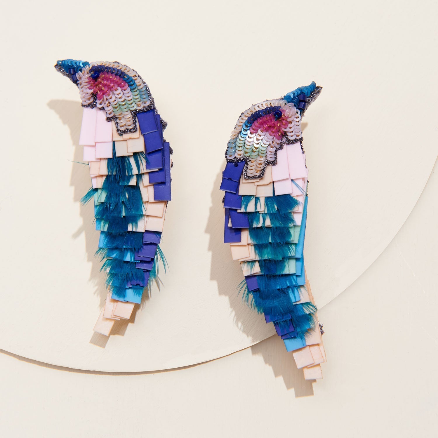 Bird Earrings Turquoise by Mignonne Gavigan