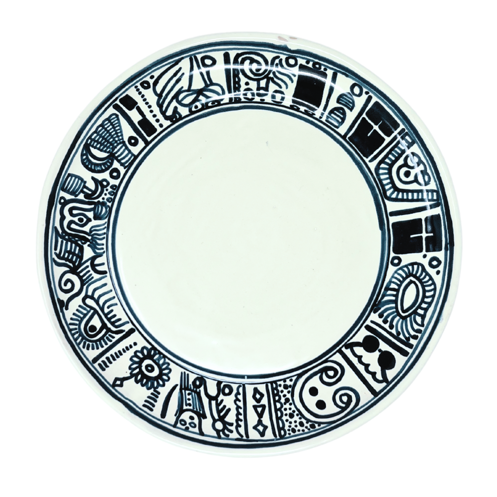 Echoes of the Ancients Charger Plates - Set of 4 by Agave (HerStory Exclusive)