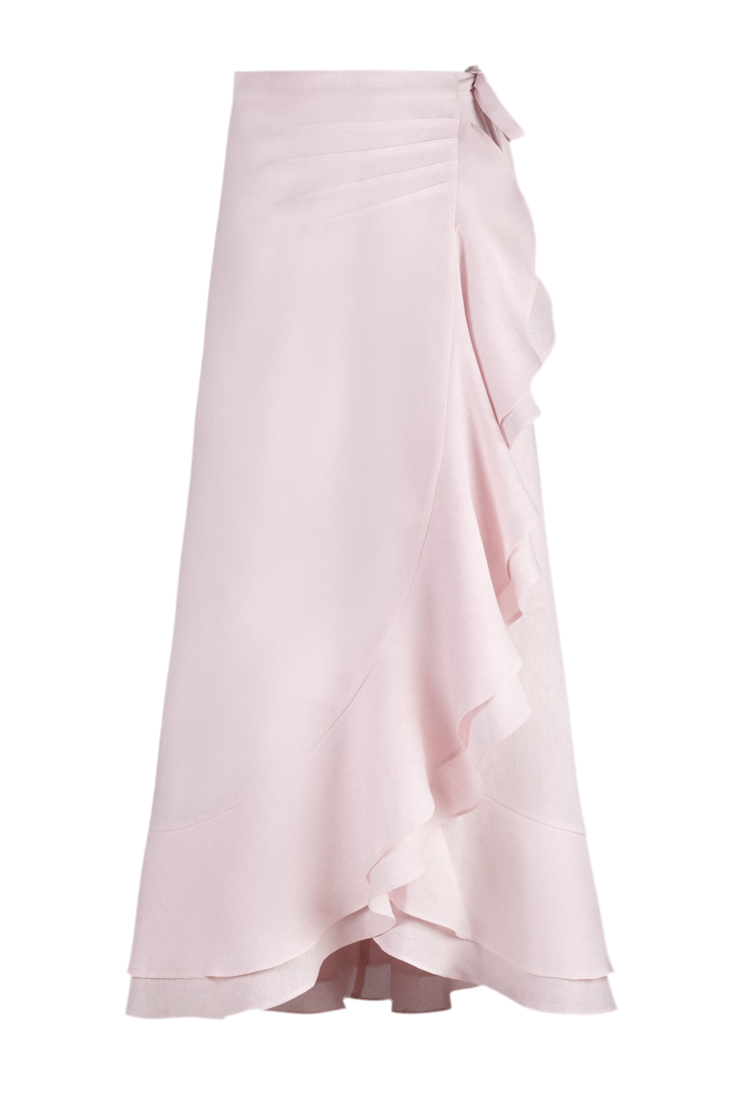 Golestan Ruffle Skirt - Pink by RosewaterHouse