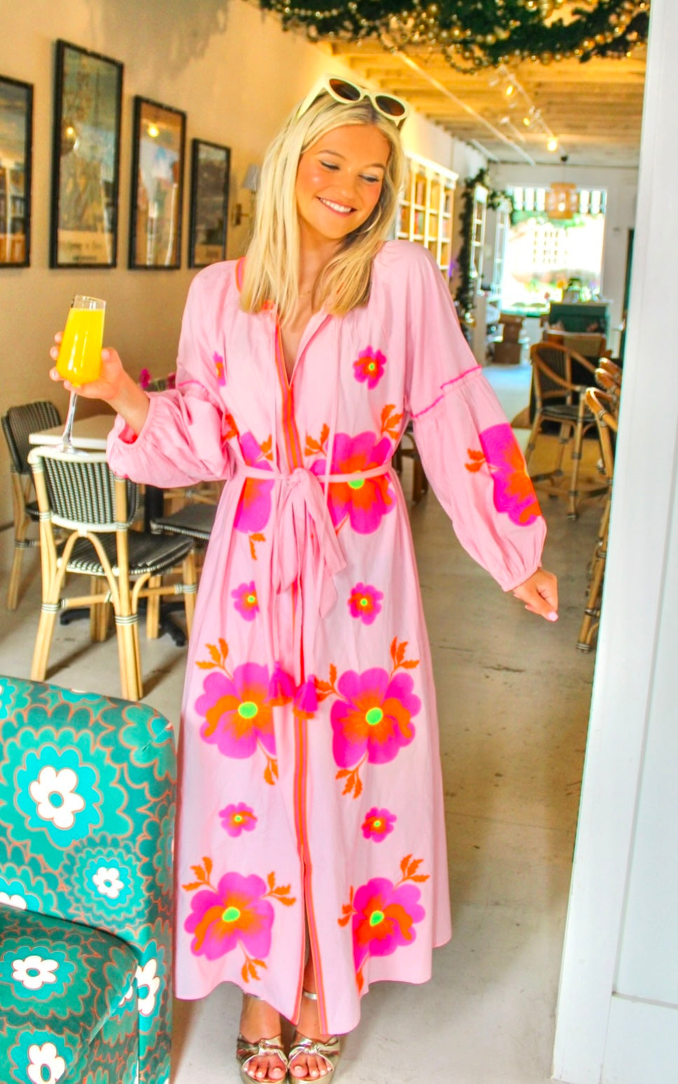 Florida Florals-Pink by Tela Mercantile