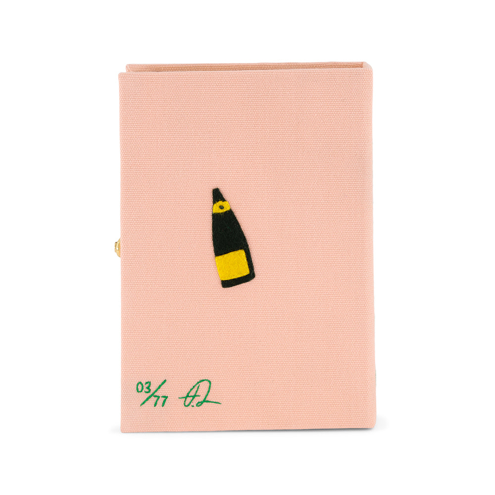 Bring out the Champagne Book Clutch by Olympia Le-Tan