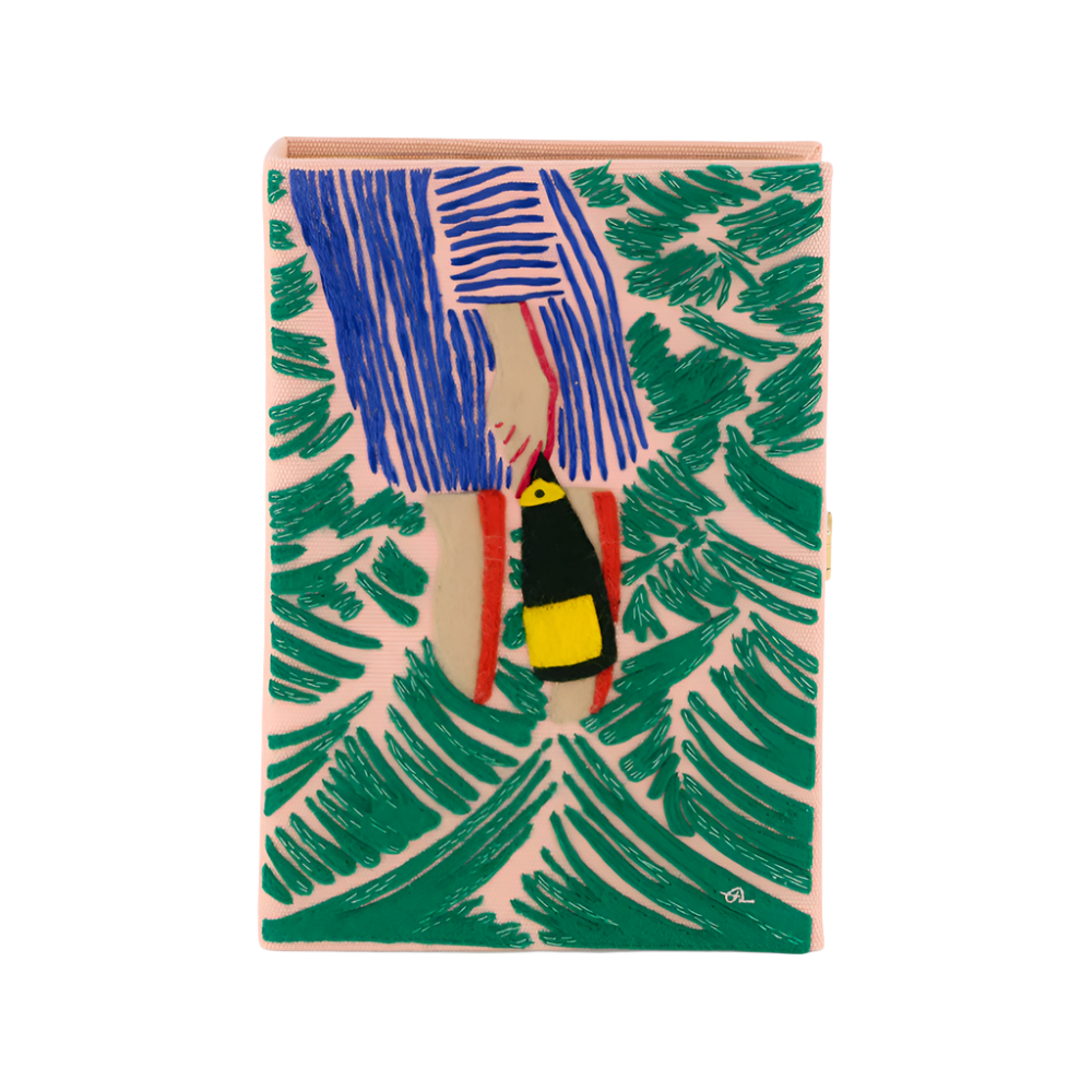 Bring out the Champagne Book Clutch by Olympia Le-Tan