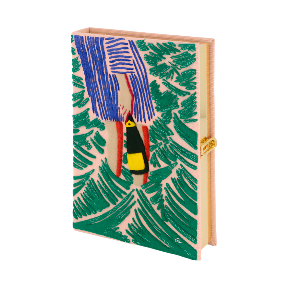 Bring out the Champagne Book Clutch by Olympia Le-Tan