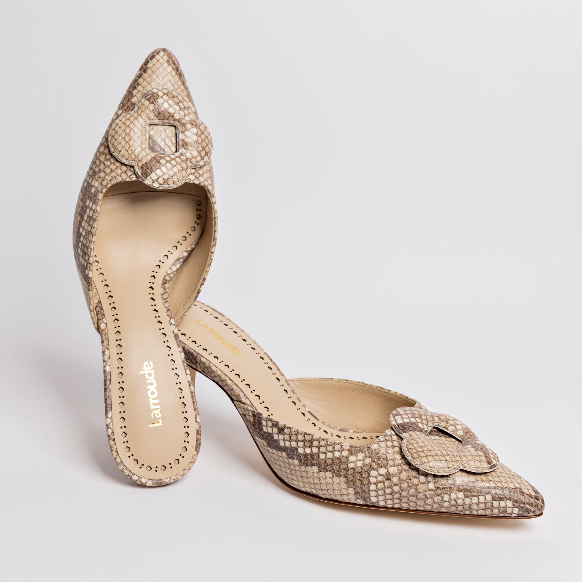 Flora Pump In Light Python Print by Larroudé