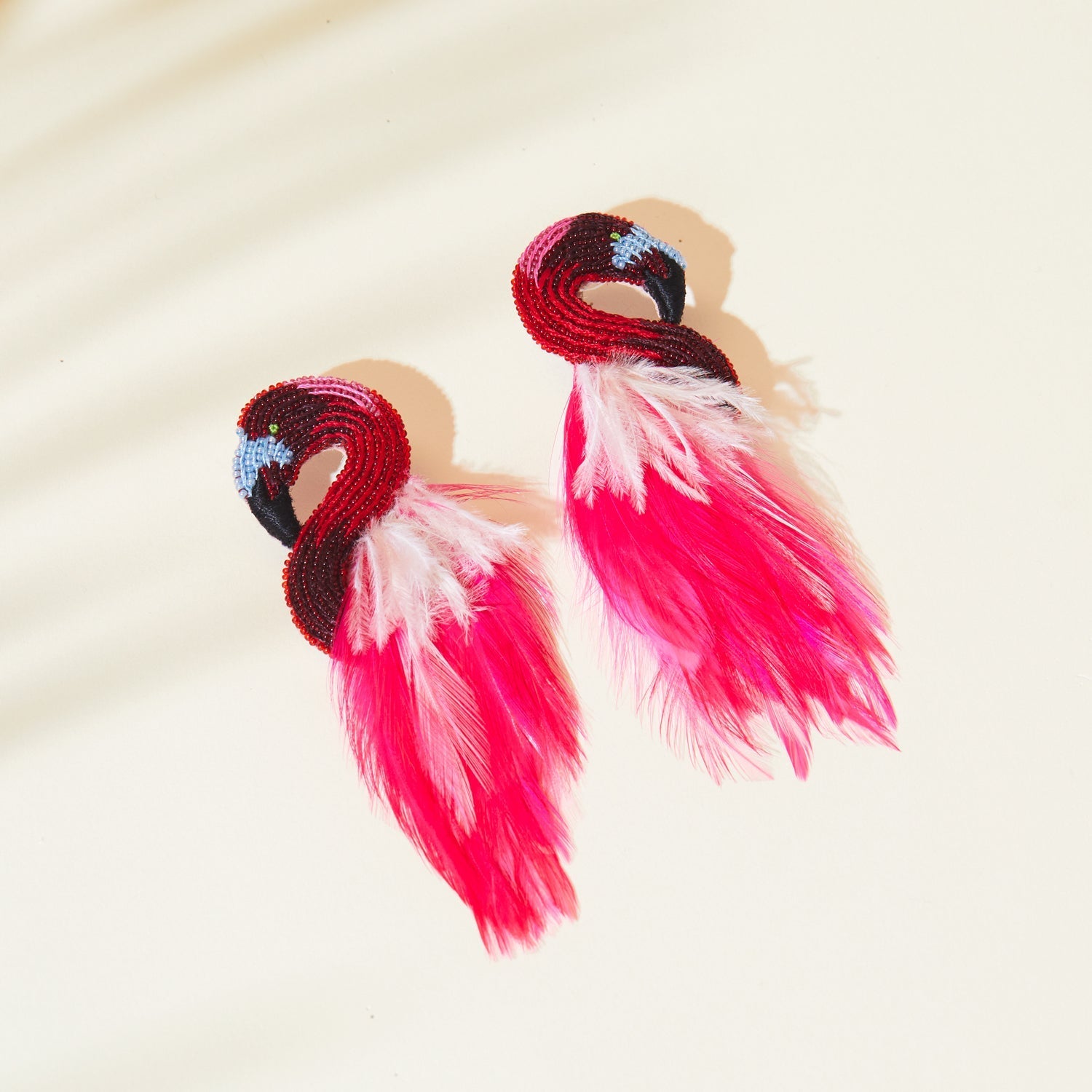 Flamingo Earrings Hot Pink by Mignonne Gavigan