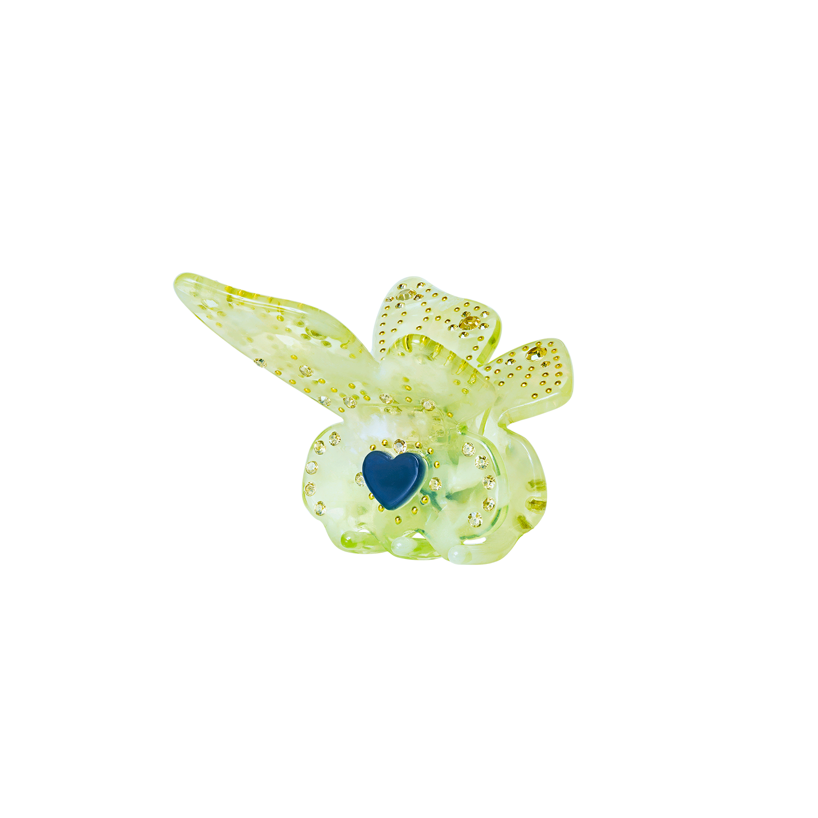 Flutura Hair Claw, Lime by Maanesten