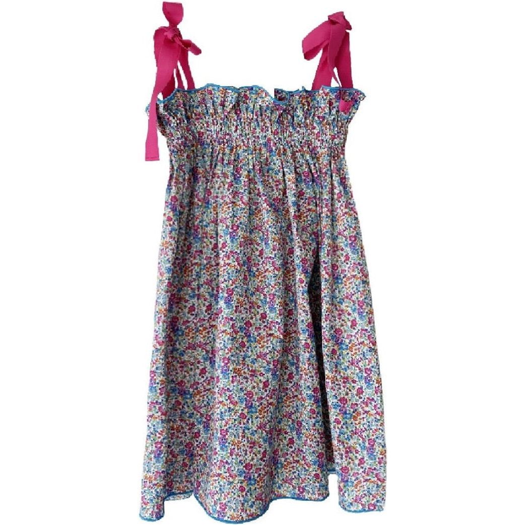 Girls' Jaime Dress in Raspberry Floral by Casey Marks