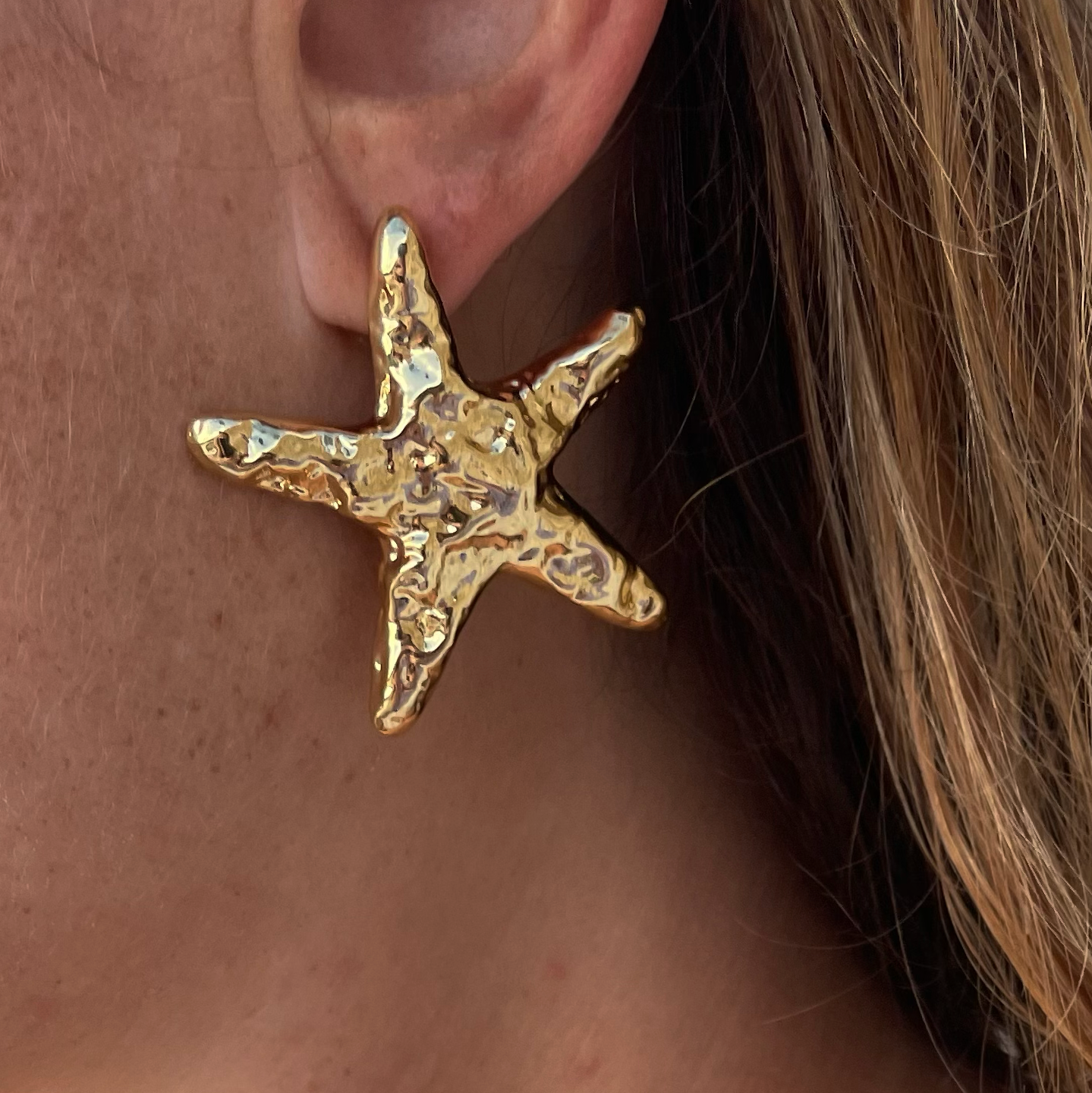 Estrella Starfish Studs by Mignonne Gavigan