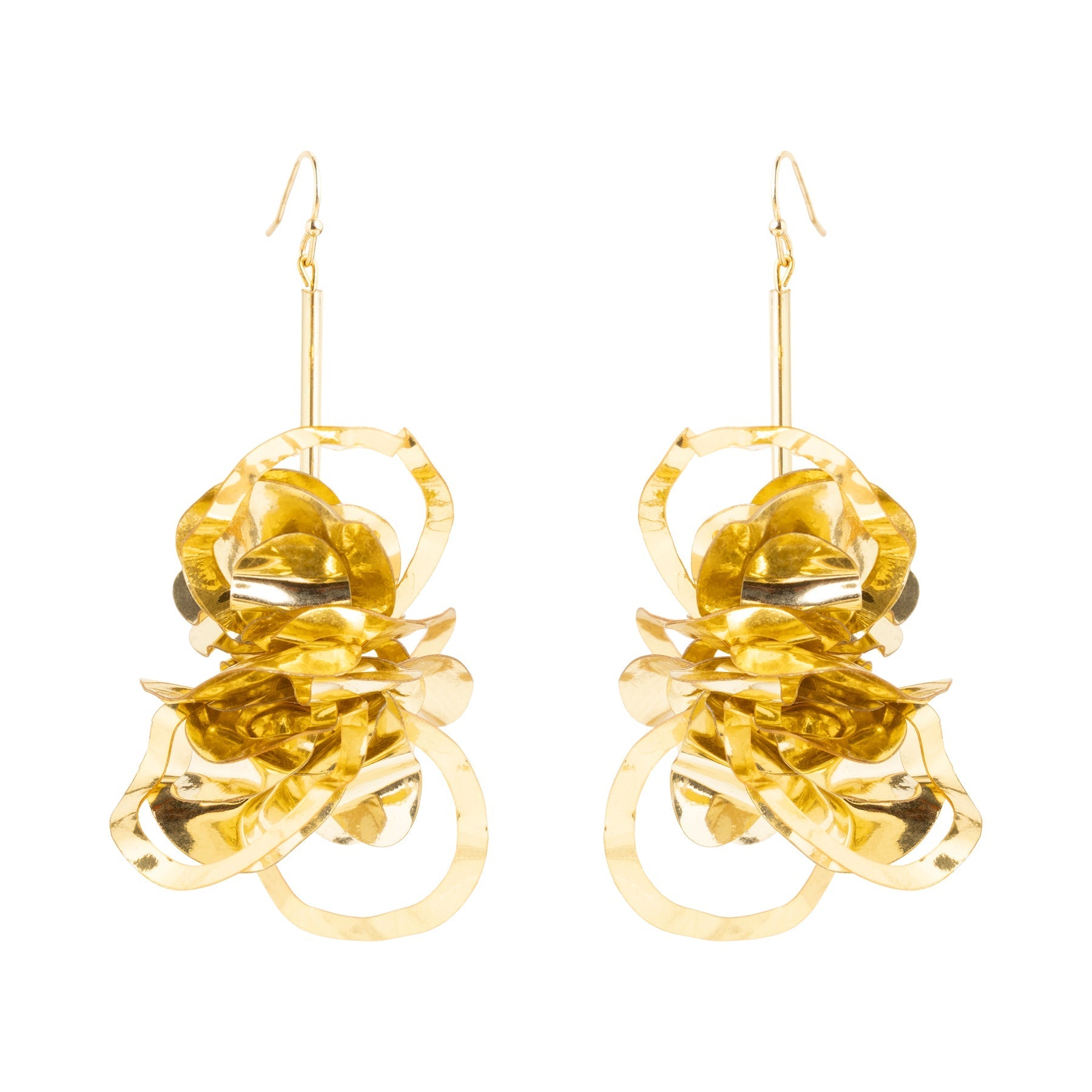 Carmine Earrings Gold by Mignonne Gavigan