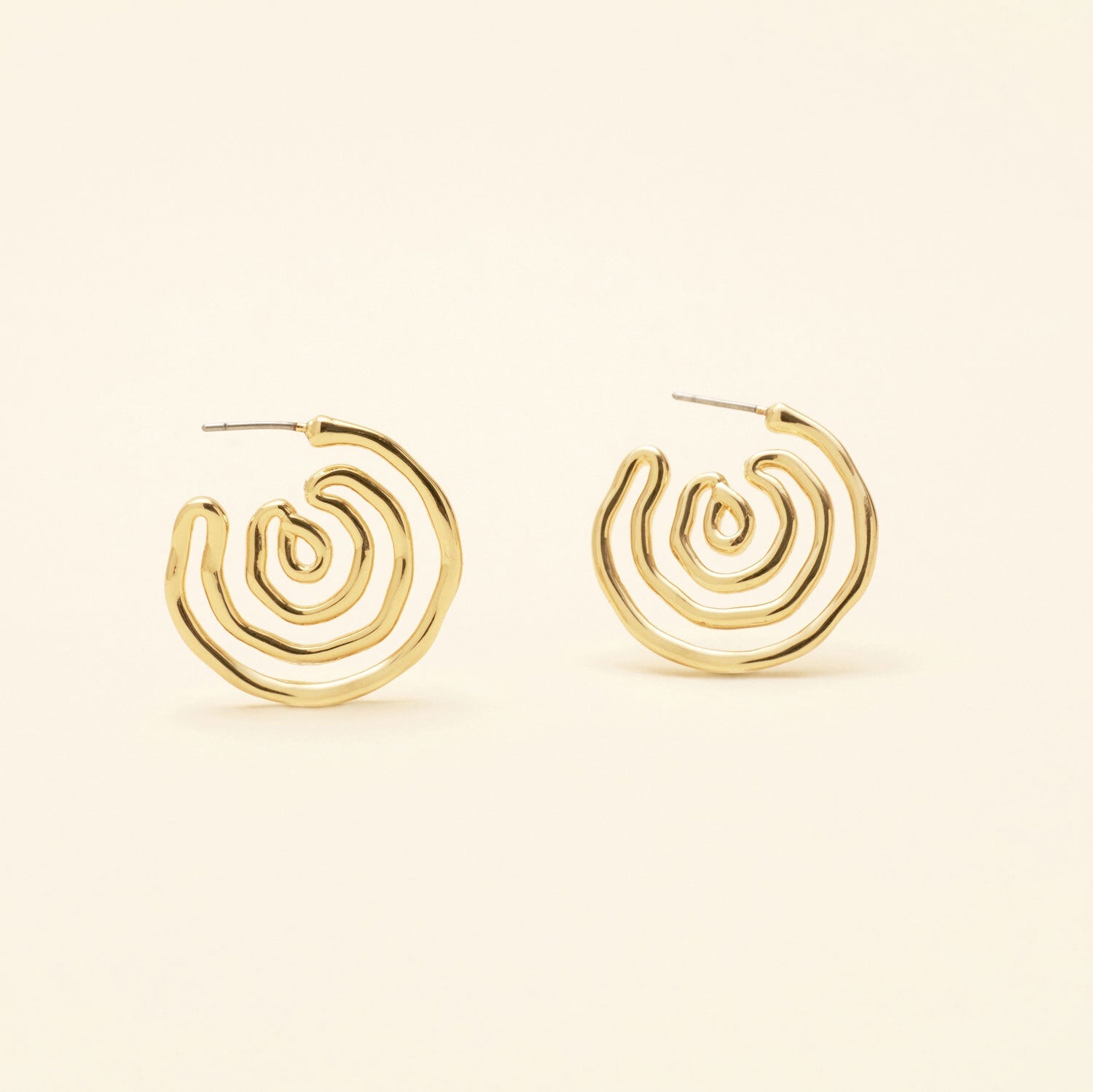 Varick Hoops Gold by Mignonne Gavigan