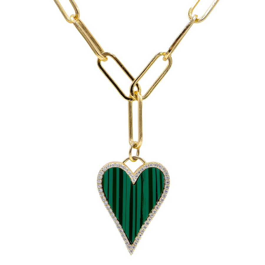 Hannah Cute Heart Necklace by Zafiro Jewellers