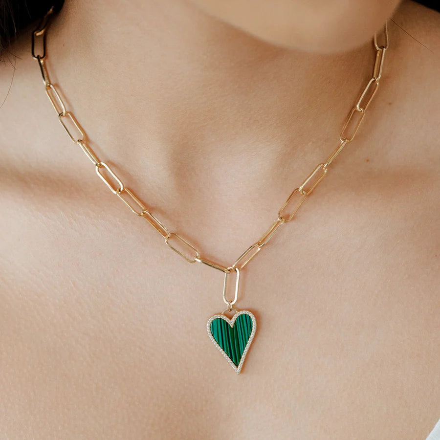 Hannah Cute Heart Necklace by Zafiro Jewellers