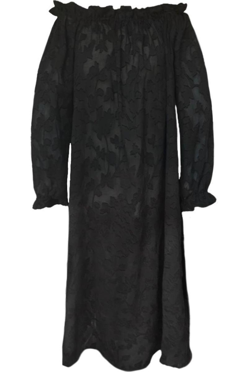 Grace Black Floral Dress by Casey Marks