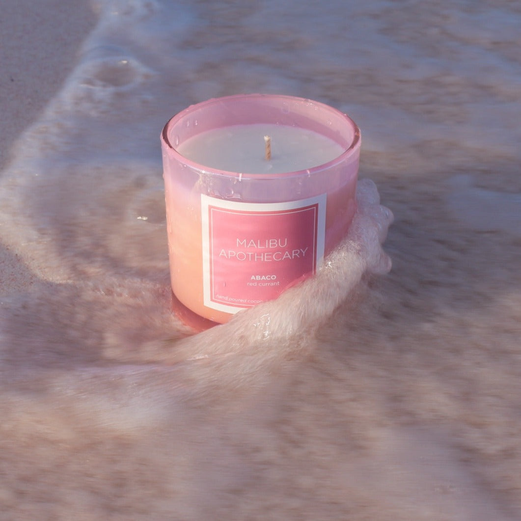 Iridescent Pink Candle by Malibu Apothecary