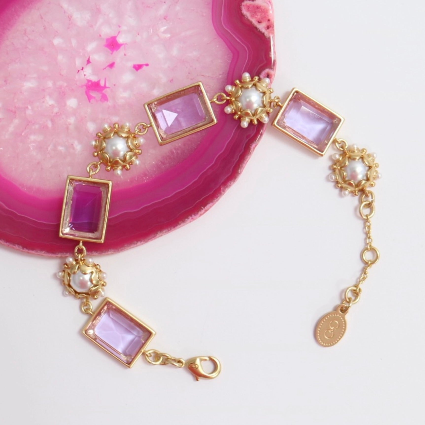 Allegra Bracelet - Lilac by Gresham