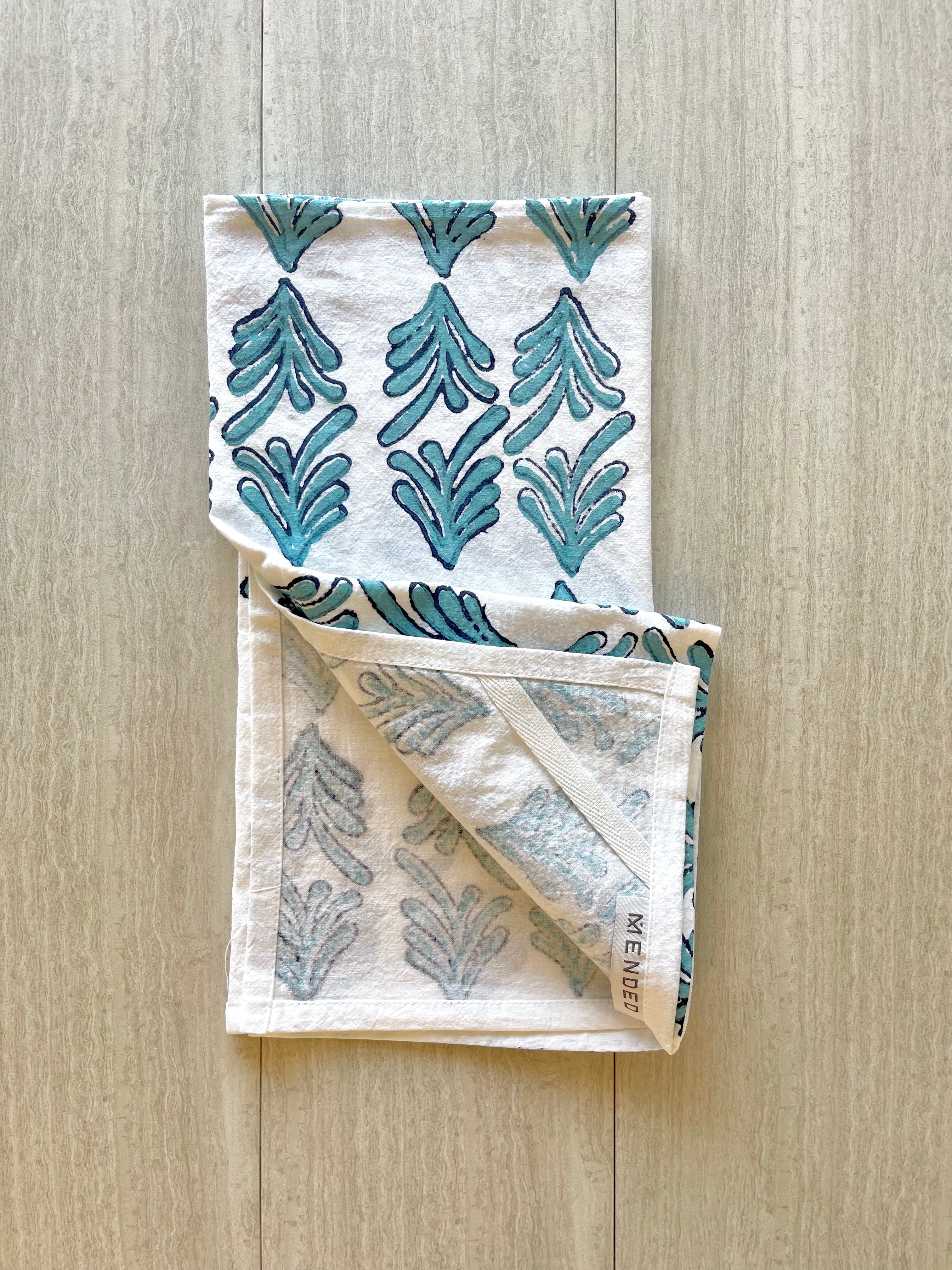 Tea Towel - Palmetto, Saltwater & Navy by Mended