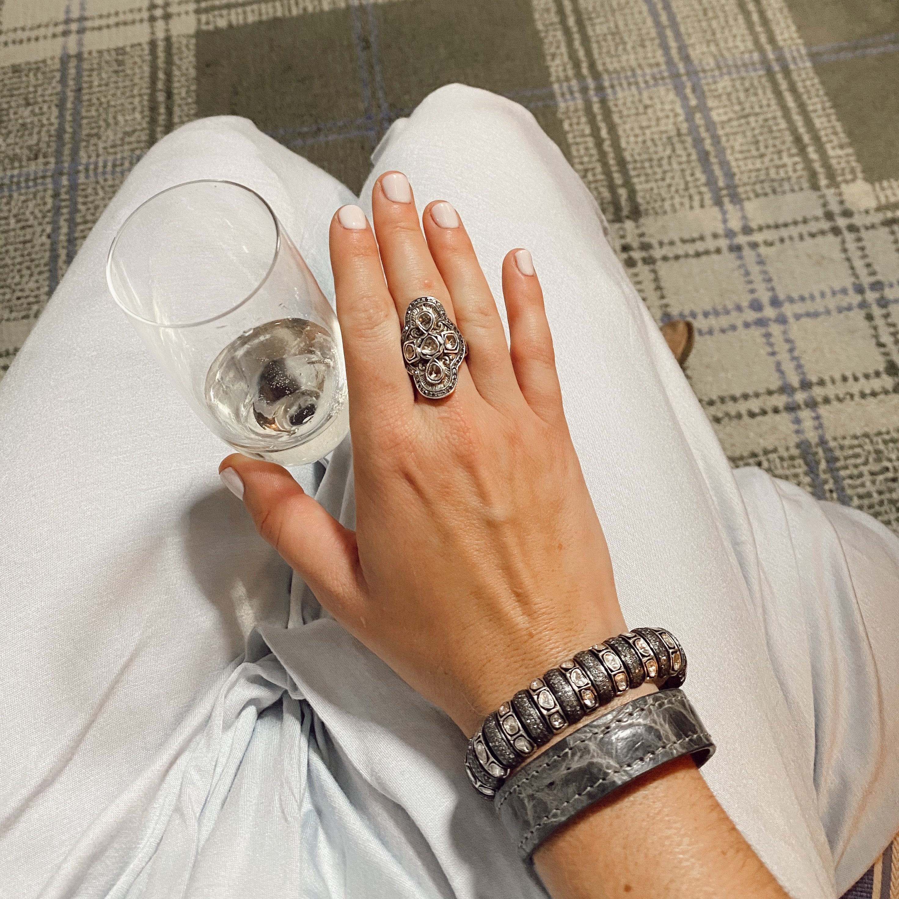 Sterling Silver Rosecut Ring by S. Carter Designs